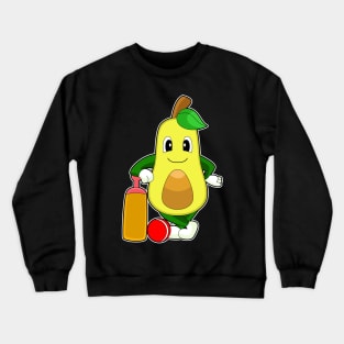 Avocado Cricket Cricket bat Crewneck Sweatshirt